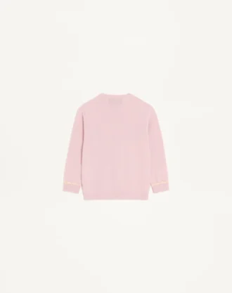 uldcardigan med blonder 2 330x417 - Uldcardigan med blonder